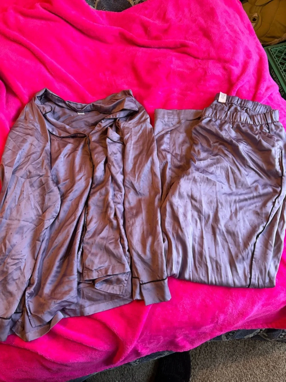 Women's Silky Purple pajamas - Picture 1 of 10